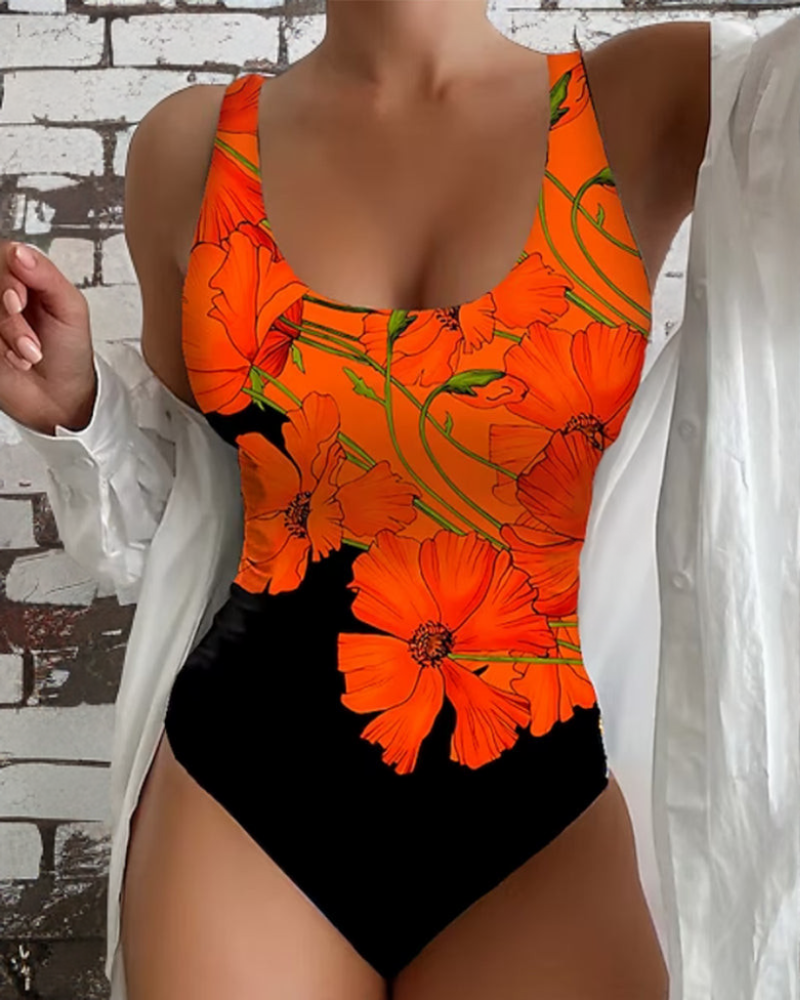 Lucyna™ | Stylish One-Piece Swimsuit with Floral Pattern