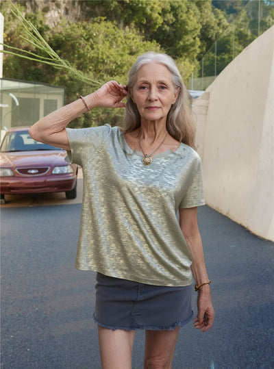 Ella | Graceful Sleeve Everyday Tee