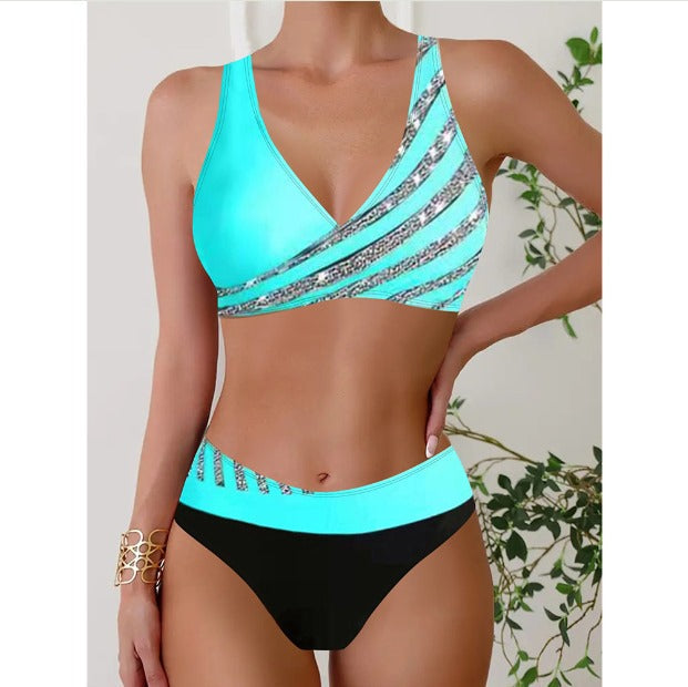 Zuza™ | Halter Neck Swimsuit with Print