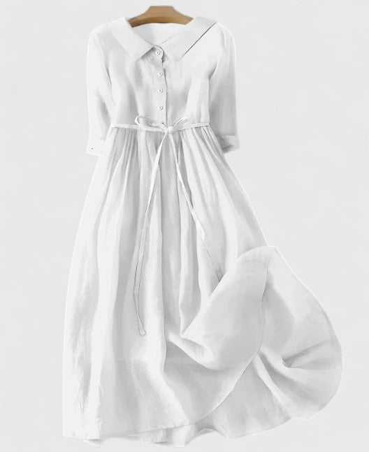 Aroha | Classic White Maxi Dress