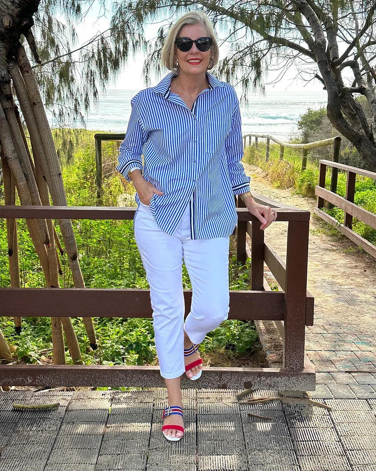 Camille | Coastal Ease Blouse