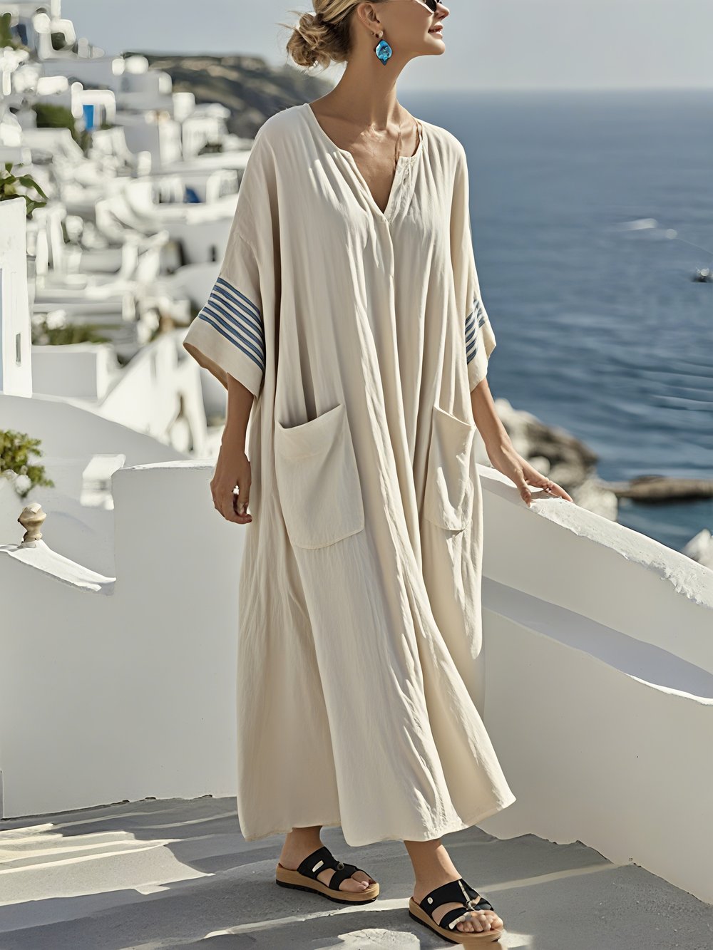 Maëlle | Santorini Pocket Kaftan