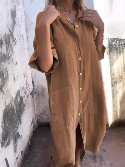 Paula | Buttoned Breeze Dress