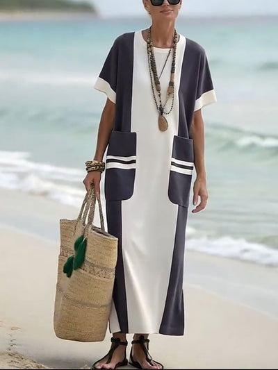 Céline | Coastal Panel Maxi Dress