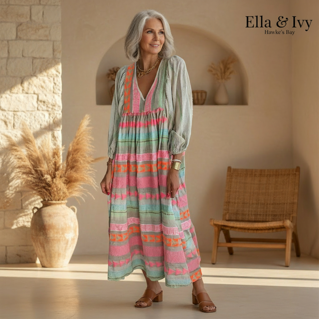 Jessenia - Comfortable Boho Dress