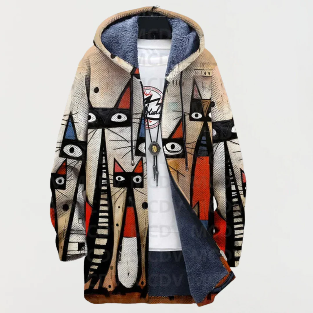 Maelis | Art-Inspired Hooded Jacket