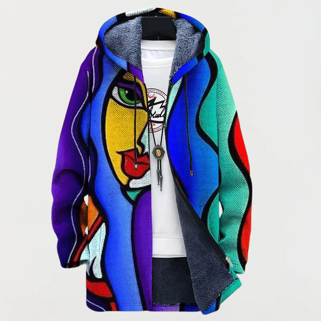Marisol | Art-Inspired Hooded Jacket