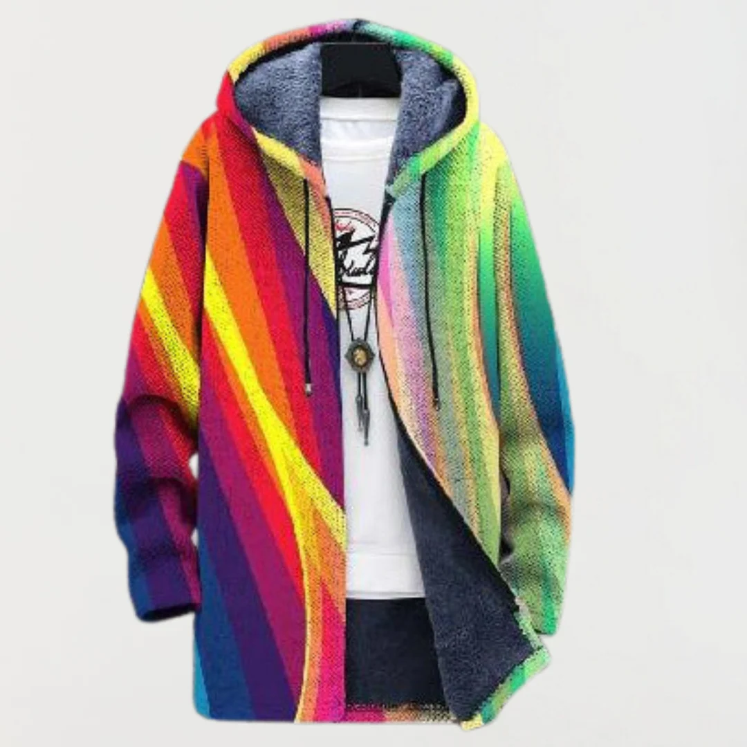 Isaline | Art-Inspired Hooded Jacket