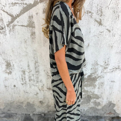 Evelina | Relaxed Printed Jumpsuit